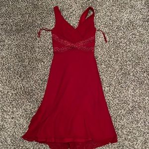 Red dressy dress